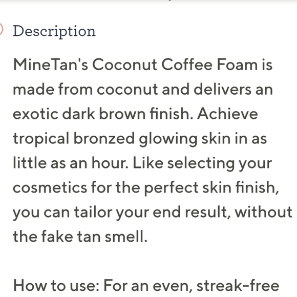 Mine tan coconut coffer foam - Picture 4 of 4